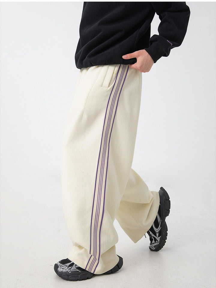 Liber Autumn Men's Stripes Pants