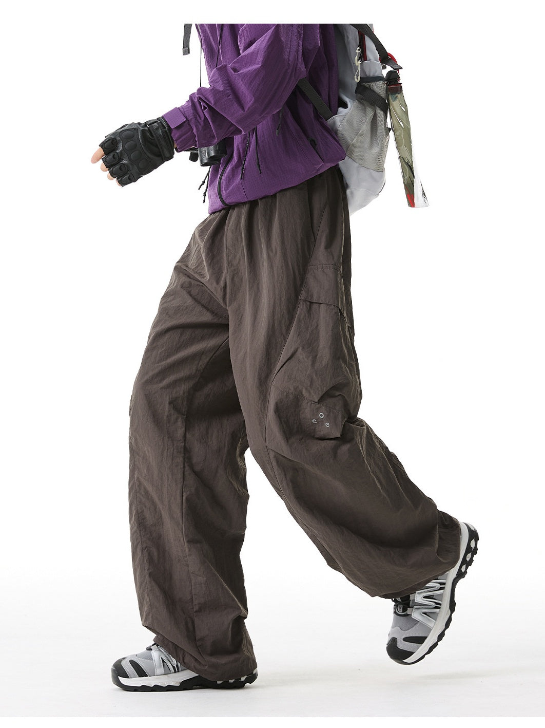 Outdoor Water-repellent Side patch pockets Tooling Loose Versatile trousers