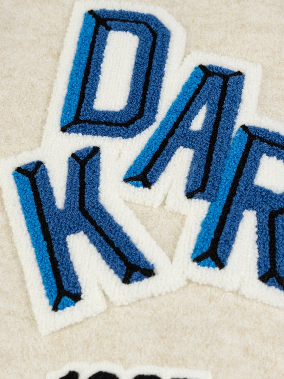 Flocking Embroidery Letter Quilted Thickening Baseball Uniform