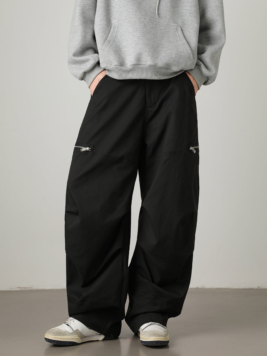 Liber Autumn Men's None Solid Color Pants