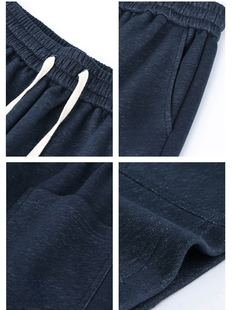 Leisure Straight Sweatpants And Sweatpants Imitation Jeans