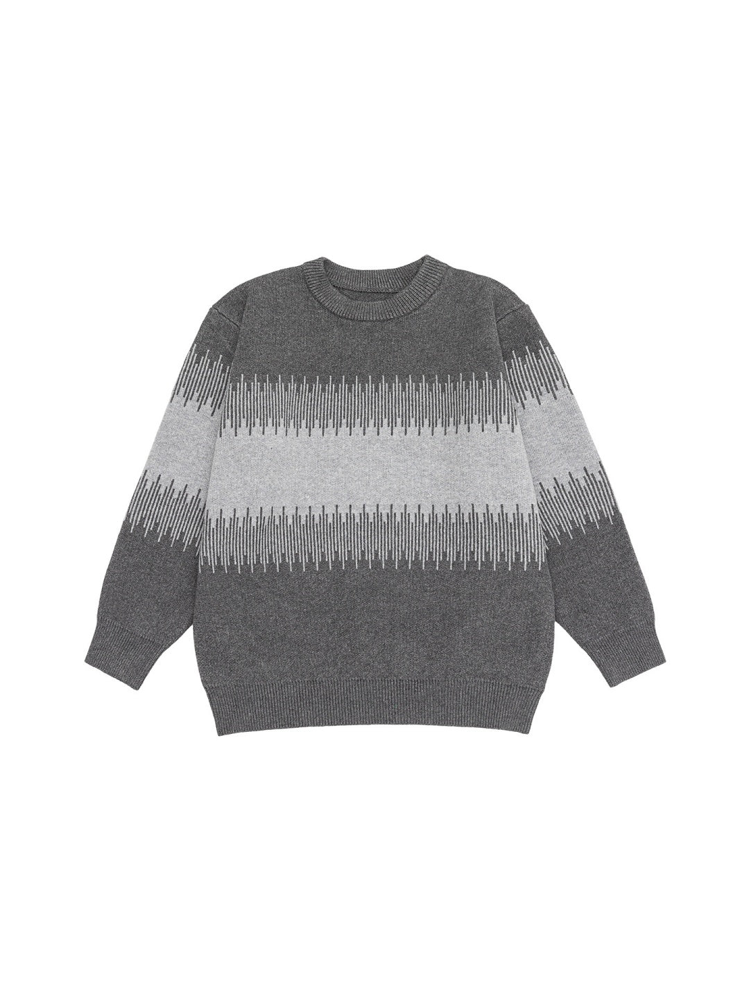 Contrasting Colors Crew Neck Loose Inner Wear Hood Sweaters