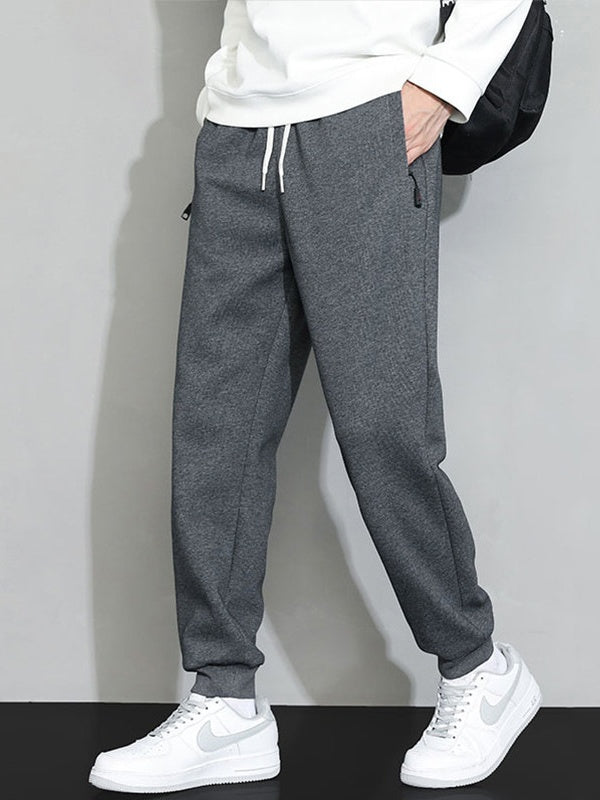 All-match Cuffed Casual Trousers