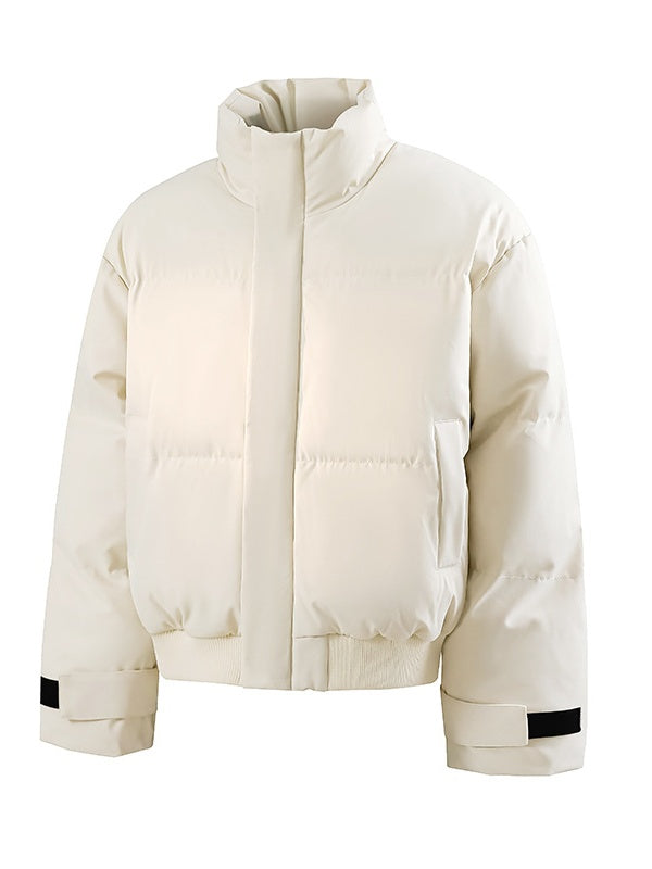 Short Three-proof Stand-up Collar Thickened Cotton Coat