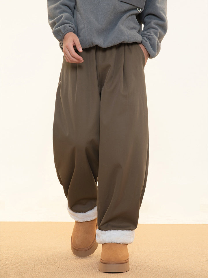 City Commuting Gathering Plush Machete Pants