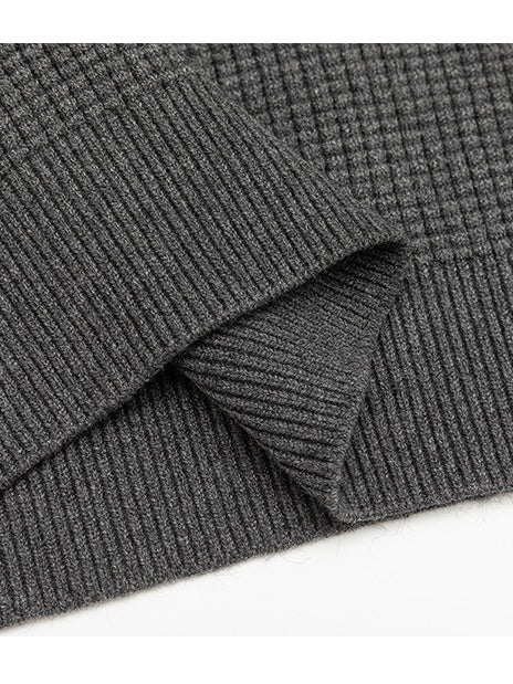 Color Matching Simplicity Loose Polo Lapel Sweaters