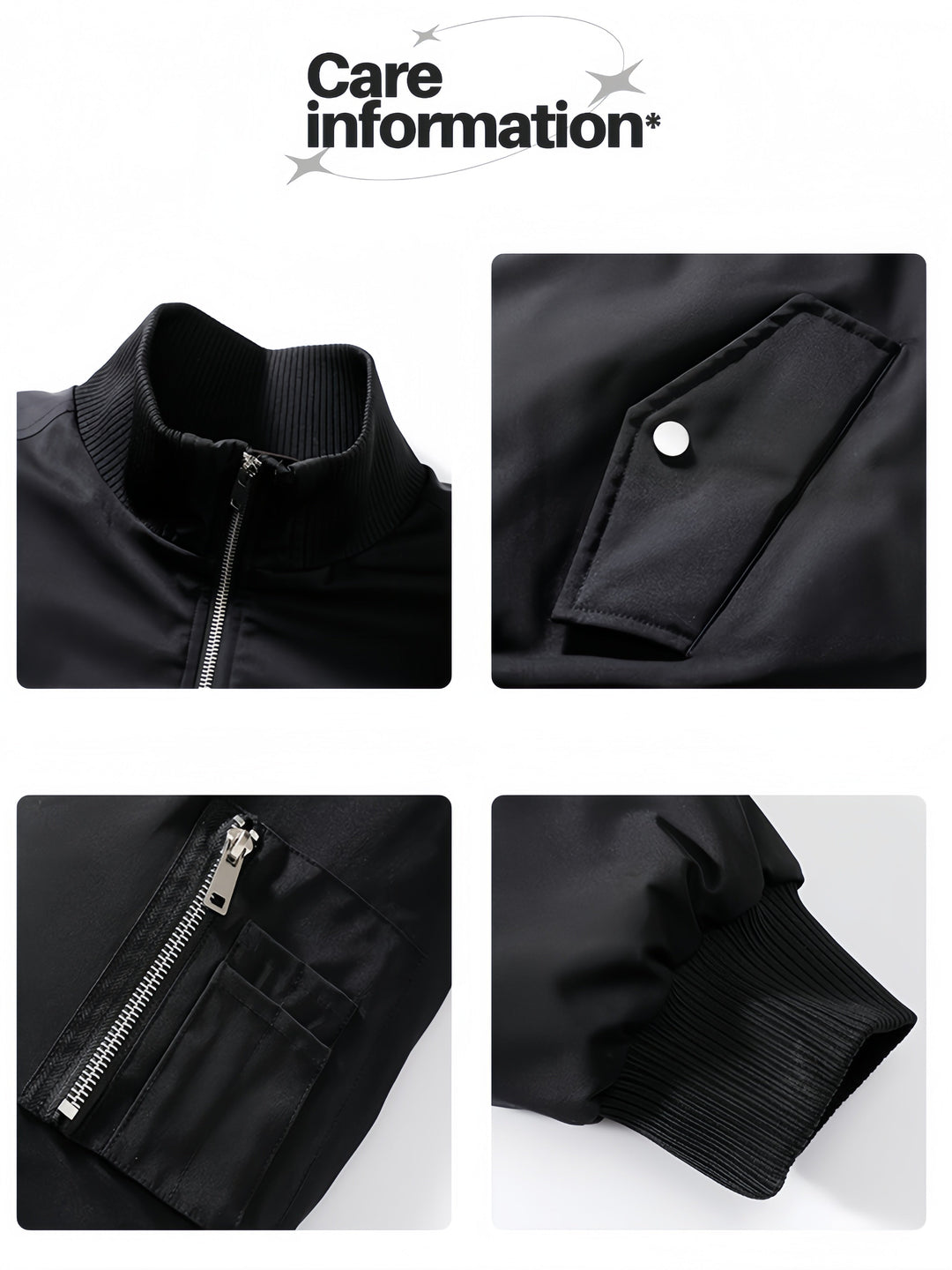 Cleanfit Triple-proof Warm High-collar Flight Jacket In Dark Red