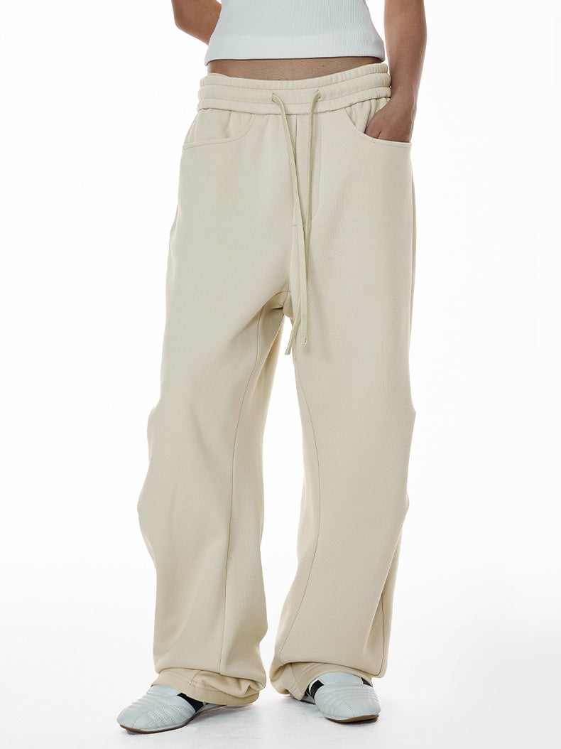Double Pleat Machete Plush Casual Sweatpants