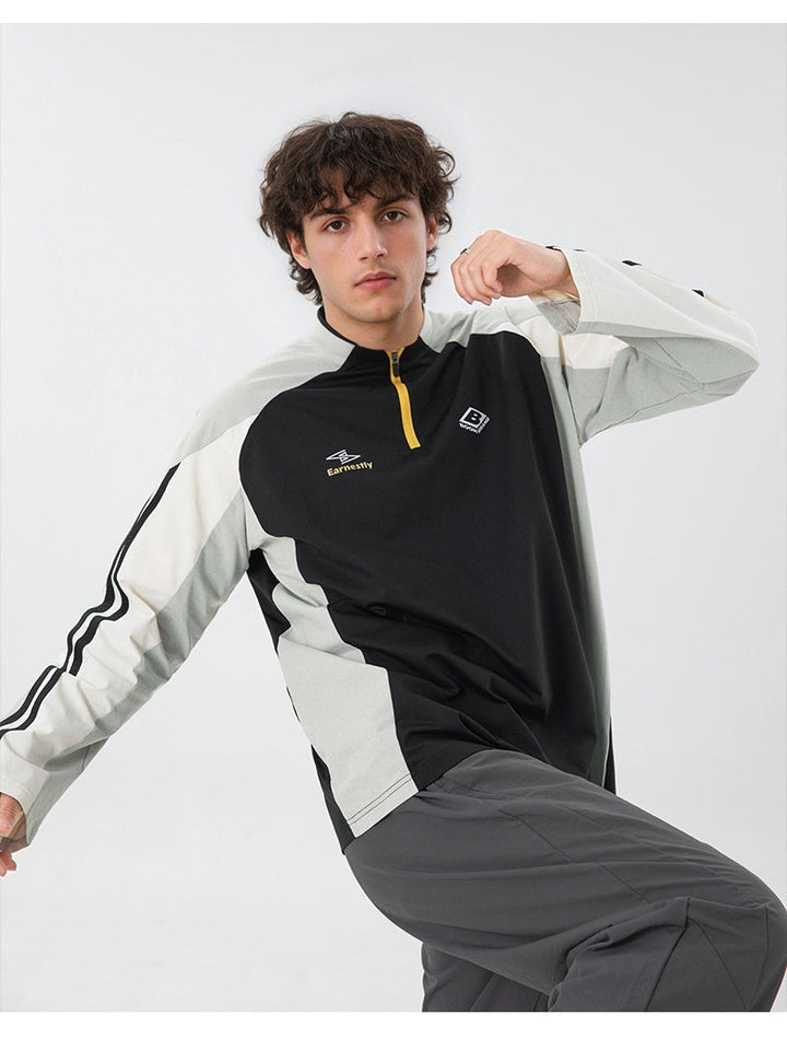 Liber Autumn Men's Color matching T-shirts