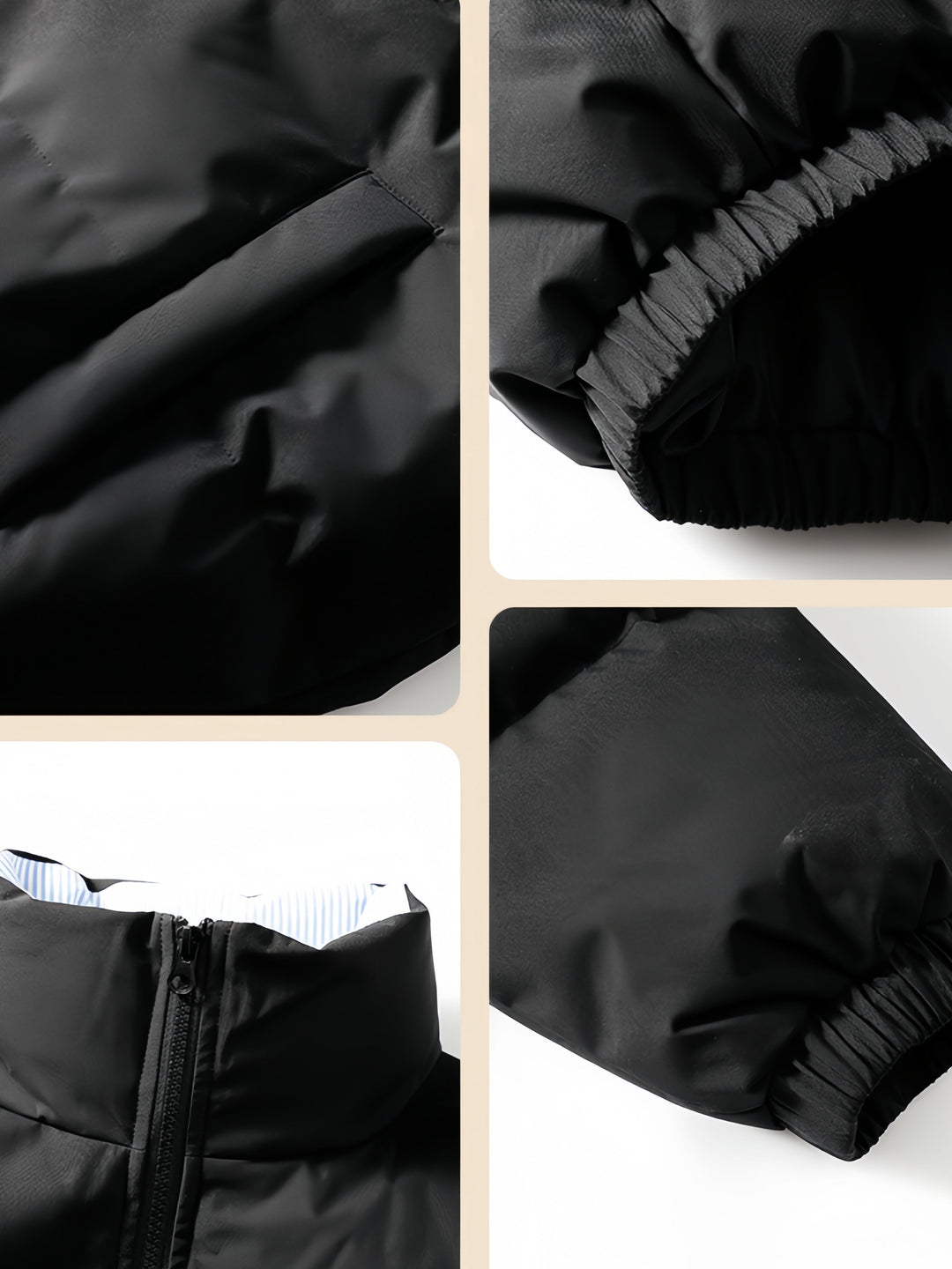 Retro Simplicity Loose Cotton-padded Jacket