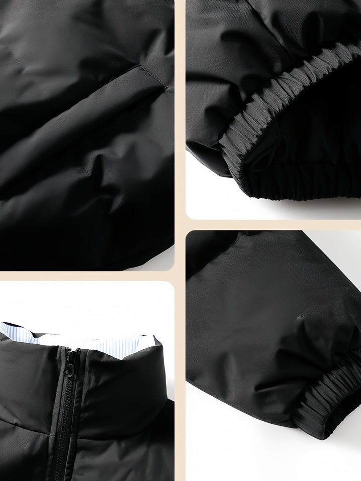 Retro Simplicity Loose Cotton-padded Jacket