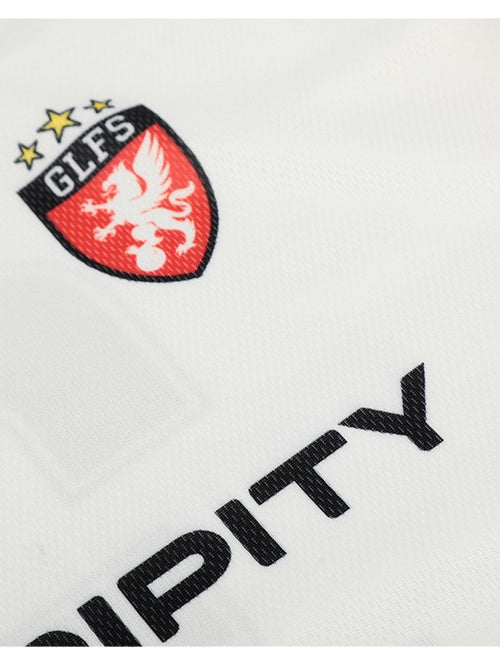 Color Block V-Neck Printed T-Shirt