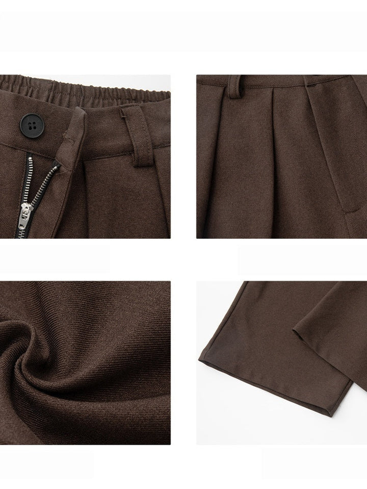 City Commuting Gathering Loose Straight Pants