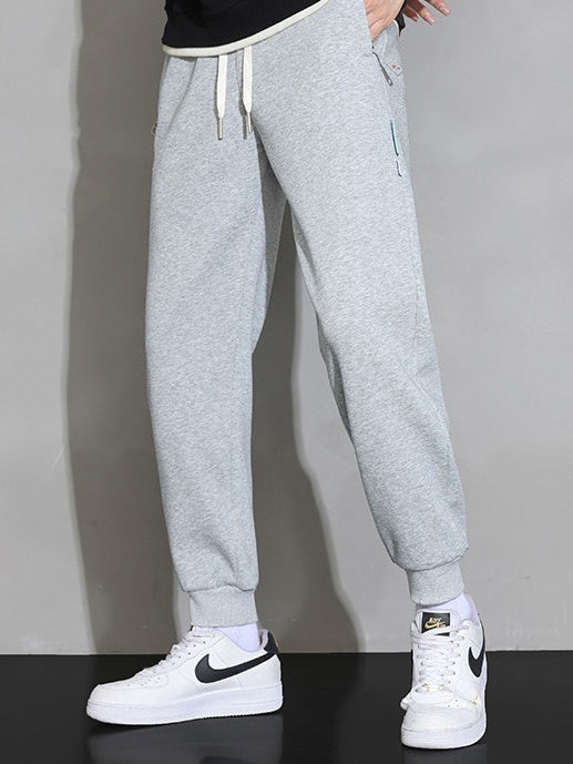 All-match Cuffed Casual Trousers
