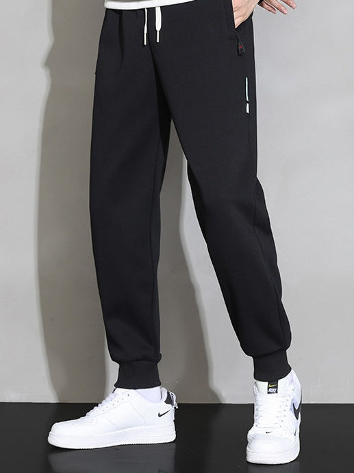 All-match Cuffed Casual Trousers