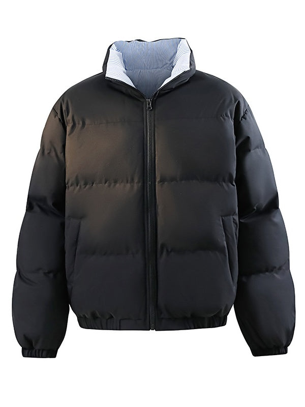 Retro Simplicity Loose Cotton-padded Jacket
