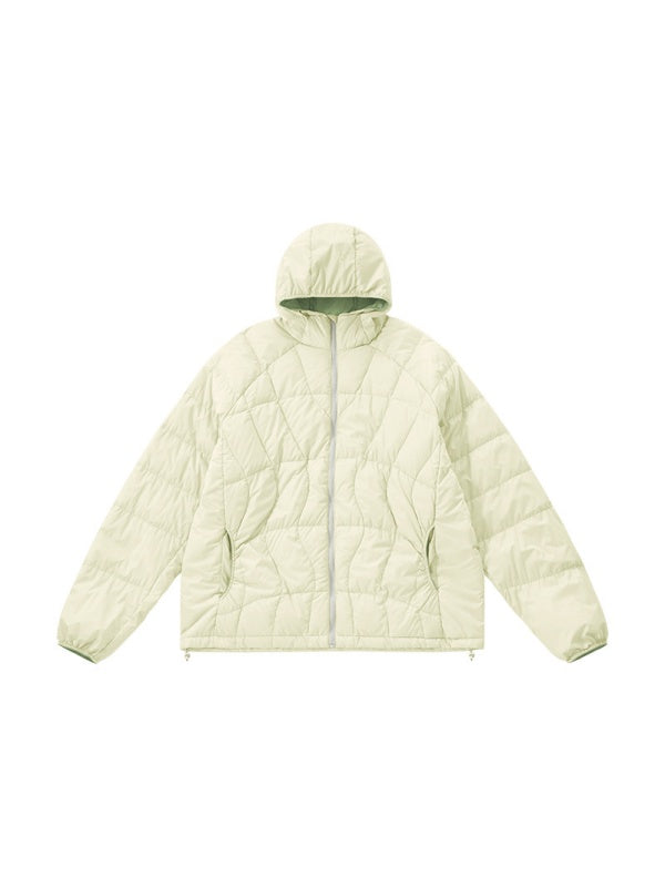 Dandelion Lightweight 90 Velvet Storage Down Hooded Jacket