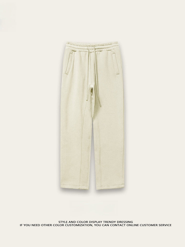 Neutral Light Fleece Sweatpants
