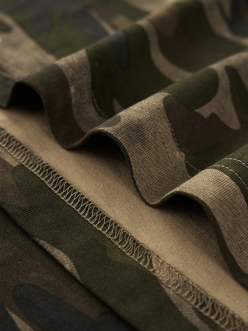 Liber Autumn Neutral wear Camouflage Camouflage T-shirts