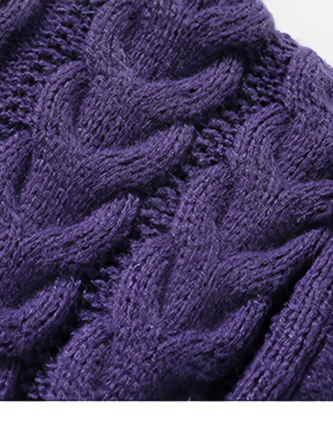 Coarse-pitted Fried Dough Twist Half Zipper Loose Hood Old Money Style Sweater