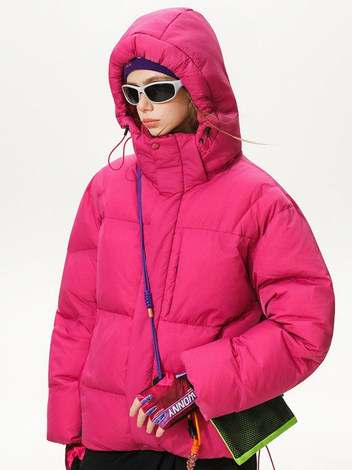 Dopamine Outdoor Three Defenses Multiple Pockets Hooded Cotton Clothes Coat