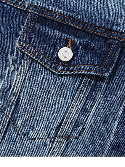 Washing Hole Denim Jacket