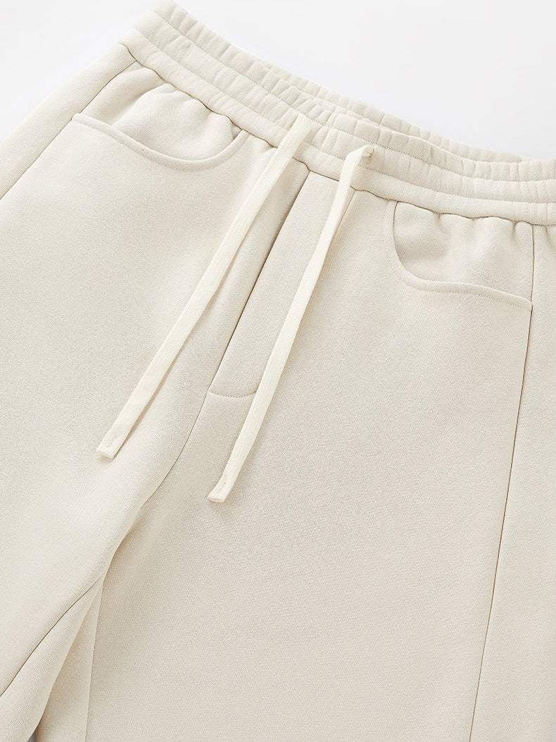 Double Pleat Machete Plush Casual Sweatpants