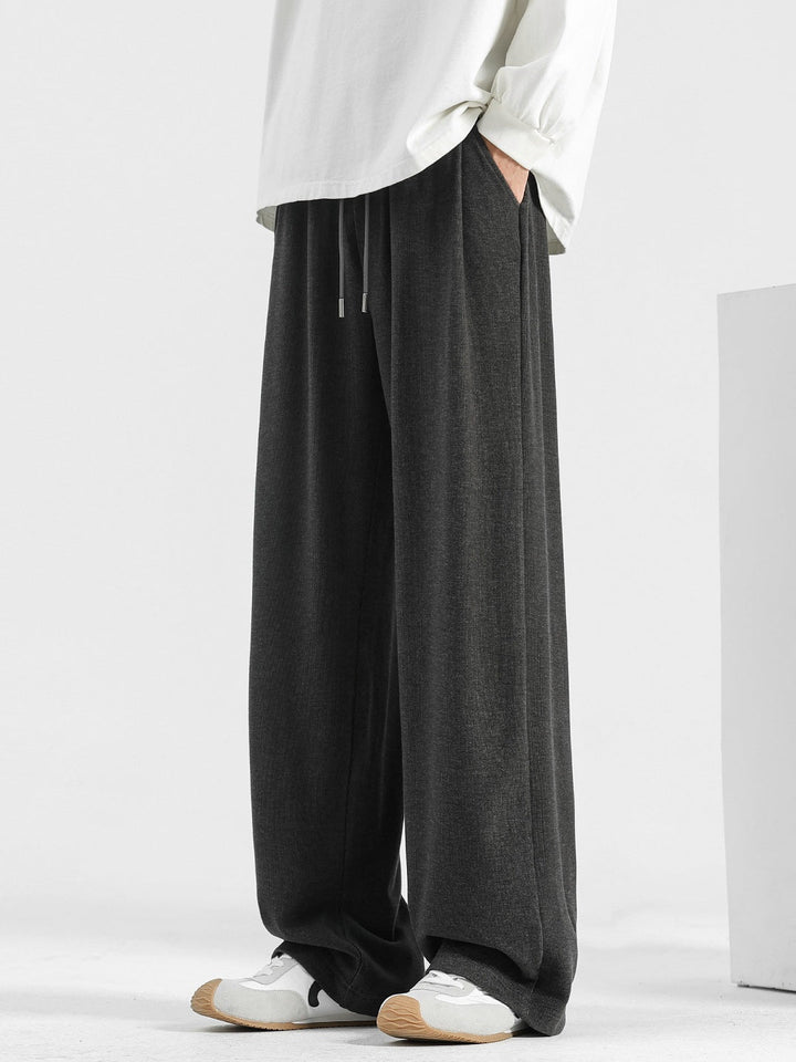 Drape Loose Sports Anti-wrinkle Leisure Wide-leg Sweatpants