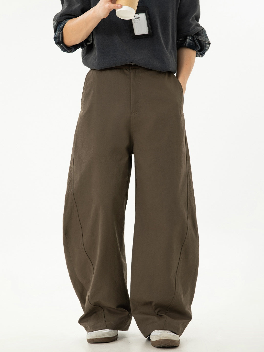 Mid-rise Scimitar Pants