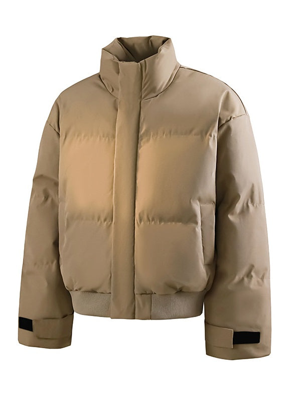 Short Three-proof Stand-up Collar Thickened Cotton Coat