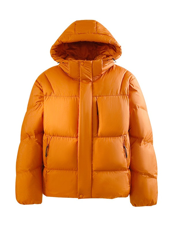 Dopamine Outdoor Three Defenses Multiple Pockets Hooded Cotton Clothes Coat