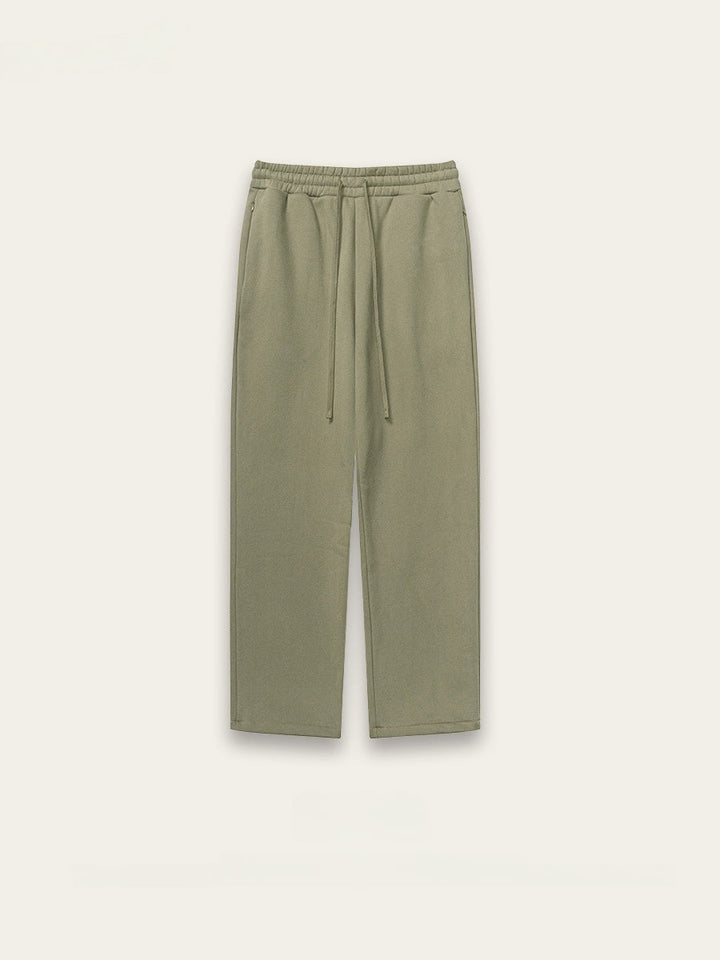 Loose Plush All-match Straight-leg Sweatpants