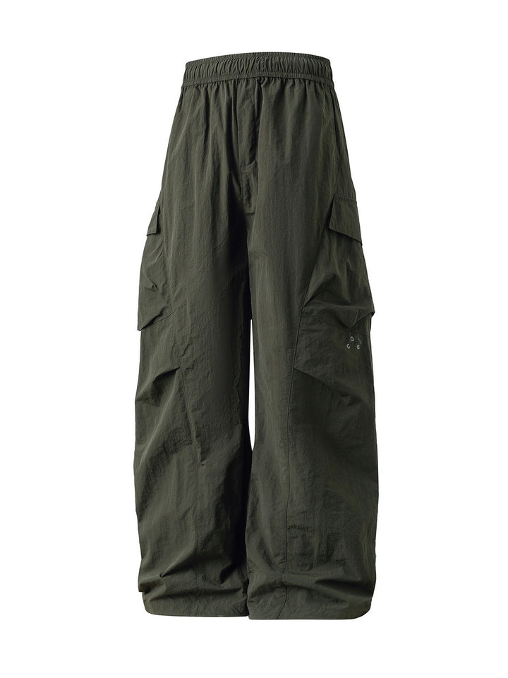 Outdoor Water-repellent Side patch pockets Tooling Loose Versatile trousers