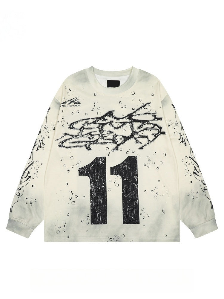 Apricot Printed Gradient T-shirts