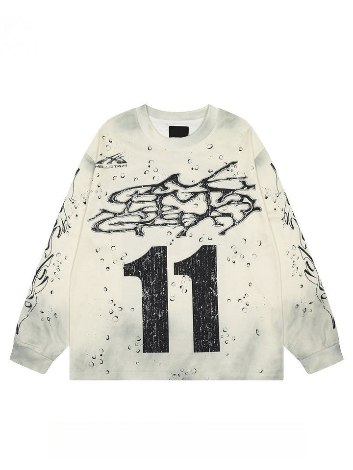 Apricot Printed Gradient T-shirts