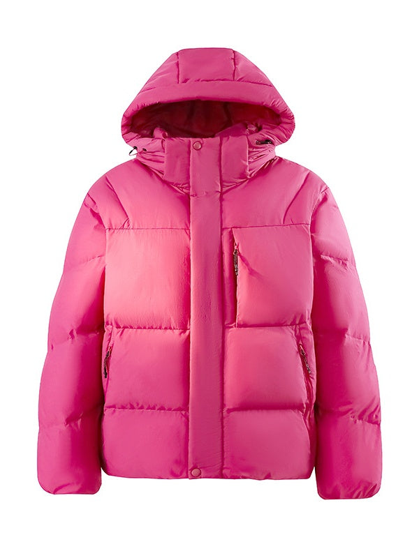 Dopamine Outdoor Three Defenses Multiple Pockets Hooded Cotton Clothes Coat